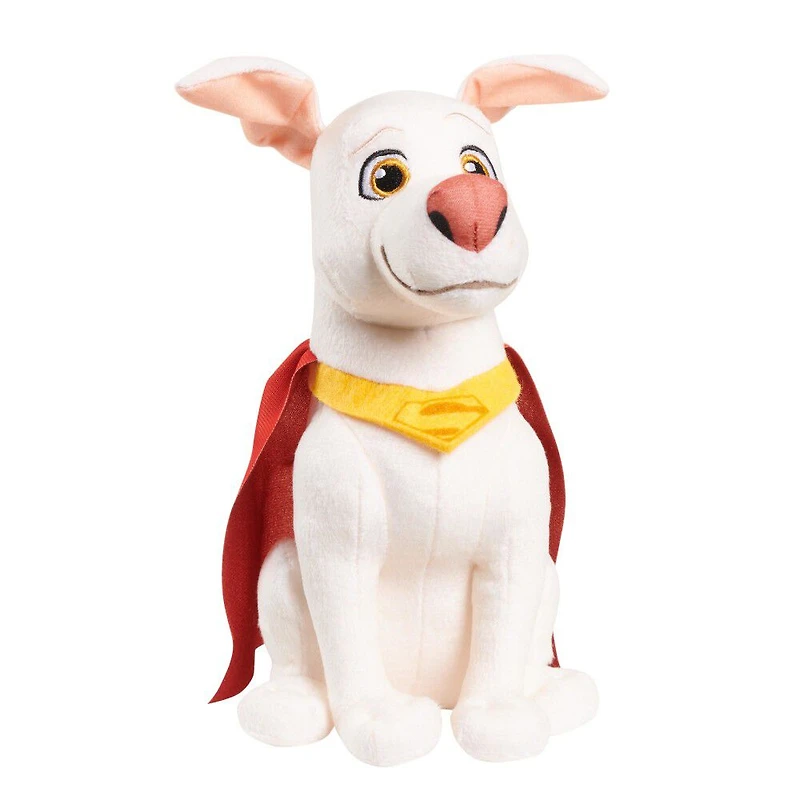 Jouet DC SUPER-PETS Petite Peluche KRYPTO LE SUPERCHIEN, SUPERMAN, Animal en Peluche de 20 cm (8 pouces) - Notre exclusivité