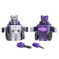 Transformers Swapticons Megatron et Shockwave, mini-figurines