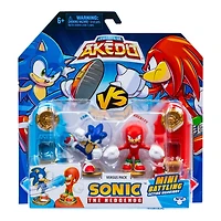 Akedo Sonic S1 Versus Pack Sonic Vs Knuckles