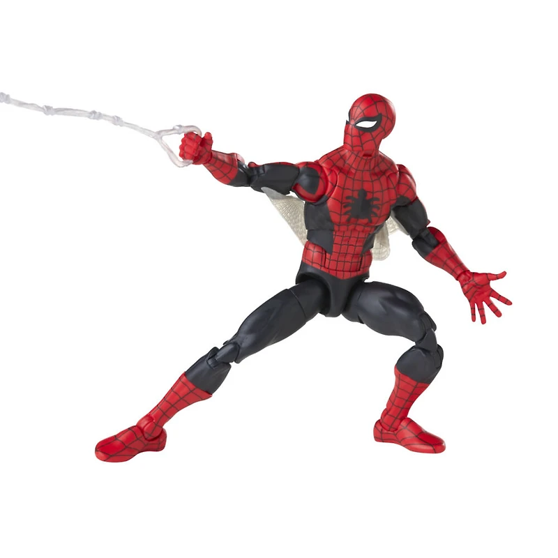 Marvel Legends Series Spider-Man 60th Anniversary Amazing Fantasy Spider-Man 6-inch Classic Comics Action Figures, 9 Accessories