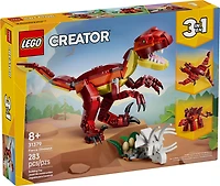LEGO Creator 3 en 1 Le Dinosaure Féroce, Transformez-le en Vélociraptor, Stégosaure ou Ptérosaure 31379