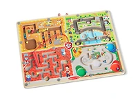 Paw Patrol Panneau labyrinthe de baguette magnétique 4-en-1 en bois