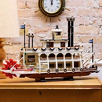 LEGO Ideas River Steamboat 3D Puzzle for Adults - Room  Decor for Men and Women, Ages 18+ - 21356