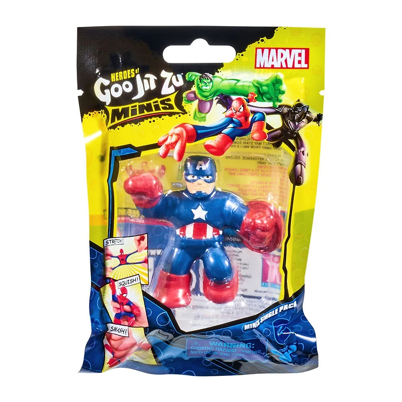 Ensemble Héros de Goo Jit Zu - Mini Héros Marvel