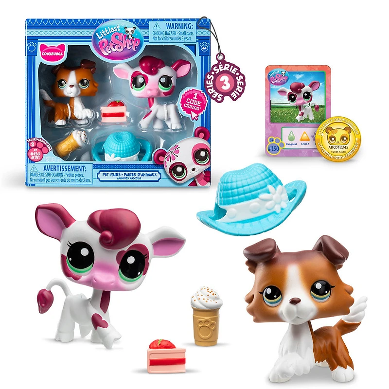 Littlest Pet Shop - Pet Pairs 2-Pack Asst Série 3