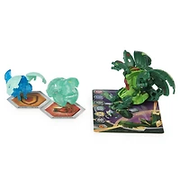 Bakugan Evolutions, Coffret Platinum Power Up Nillious avec Nano Sledge et Lancer