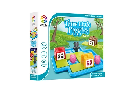 Smart Games - Lles 3 Petits Cochons Deluxe