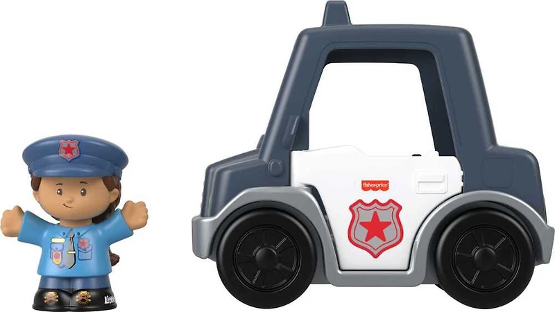 Fisher-Price Little People Voiture de police Aidons les autres