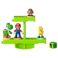 Epoch Games Jeux d'équilibrage Super Mario, 3 jeux d'adresse sur table avec figurines d'action Super Mario à collectionner