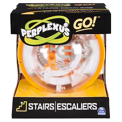 Perplexus GO! Stairs, Compact Challenging Puzzle Maze Skill Game (Styles May Vary)