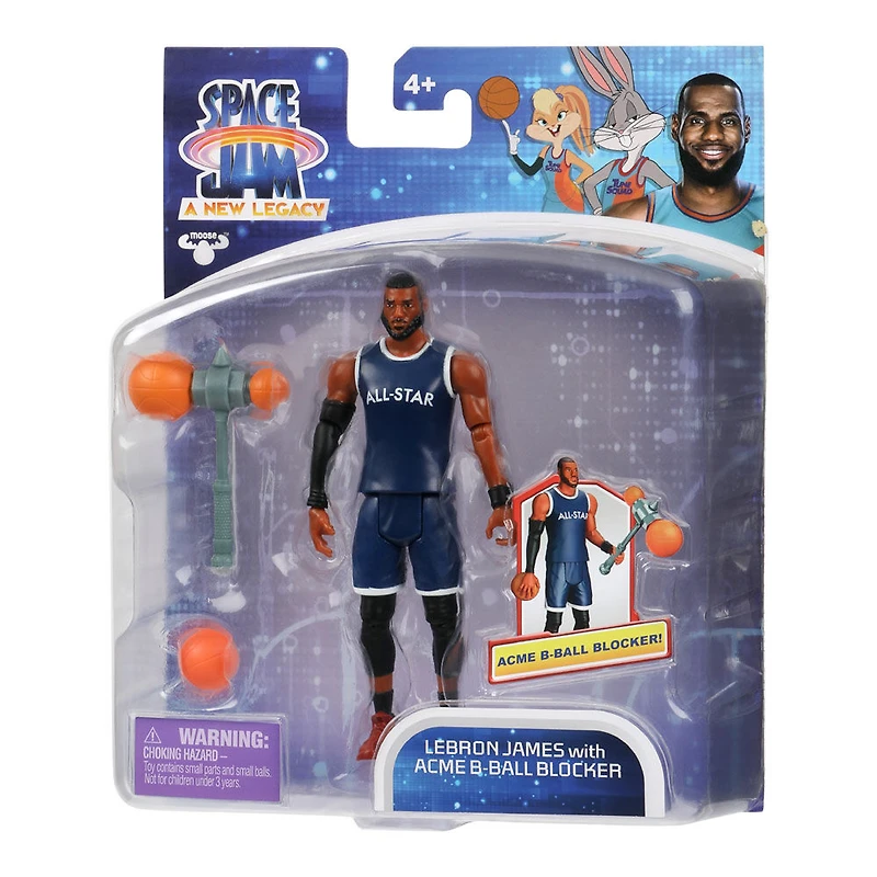 Space Jam S1 Ballers Fig Pk - Lebron With Acme B-Ball Blocker - Édition anglaise