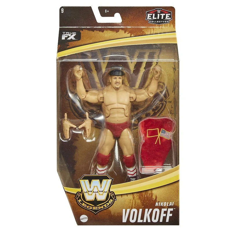 WWE Legends Nikolai Volkoff Elite Collection Action Figure - English Edition - R Exclusive