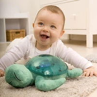 Tranquil Turtle Vert de Cloud b Veilleuse Tortue en Peluche à Effet Sous-Marin avec Musique