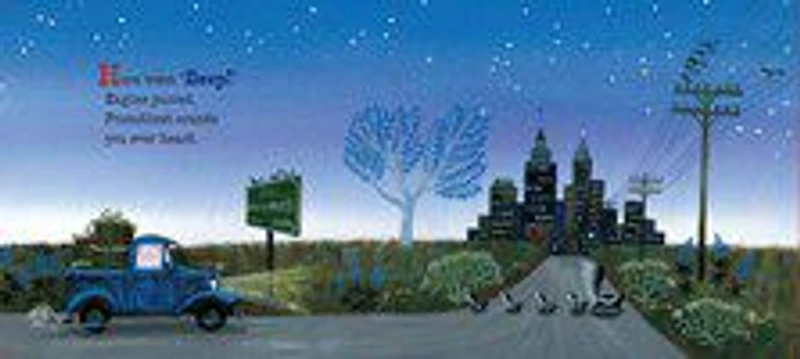 Little Blue Truck Leads the Way Padded Board Book - Édition anglaise