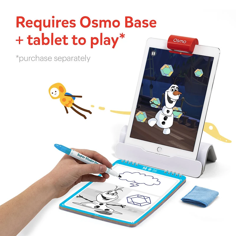 Osmo - Super Studio Frozen 2: Jeu de dessin (Une base Osmo est nécessaire pour jouer)