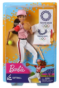 Barbie Olympic Games Tokyo 2020 Softball Doll and Accessories