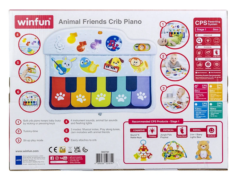 Animal Friends Crib Piano