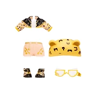 Na Na Na Fuzzy Surprise série 1 Jenny Jaguar - Poupée-mannequin articulée de 7 po (18 cm)