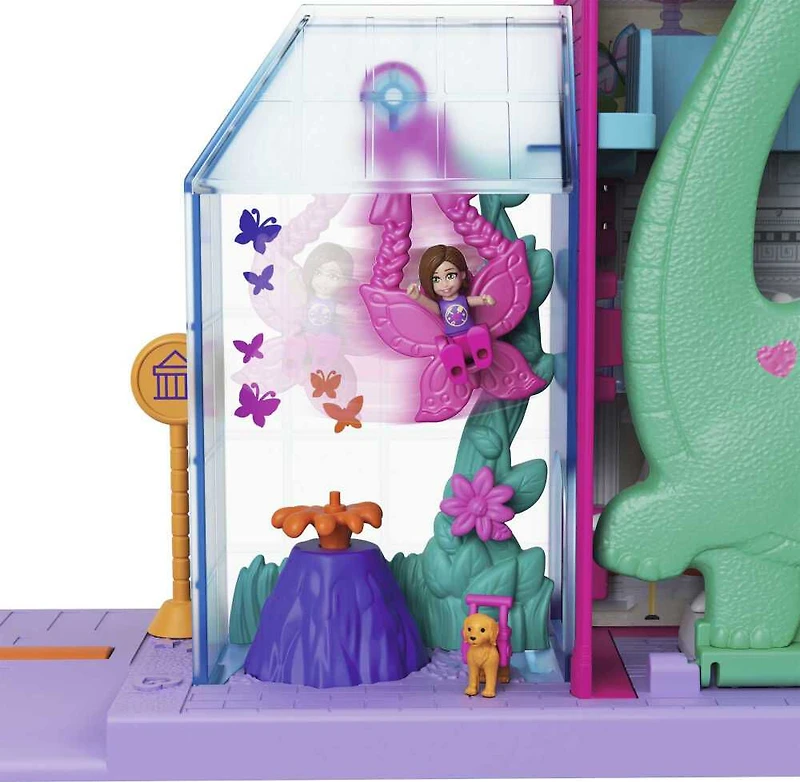 Polly Pocket - Avec Shani - Pollyville - Coffret De Jeu - Un Musée Si Grand