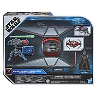 Star Wars Mission Fleet, TIE Whisper, figurine Kylo Ren de 6 cm et véhicule
