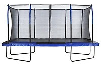 Upper Bounce Easy Assemble Mega 8' X 14' Rectangular Trampoline, with Fiber Flex Enclosure System