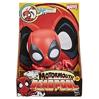 Marvel Motormouth Deadpool, 5-Inch (15cm) Electronic Talking Toy, Lights & Sounds, 50+ Phrases, Super Hero Toys - English Edition