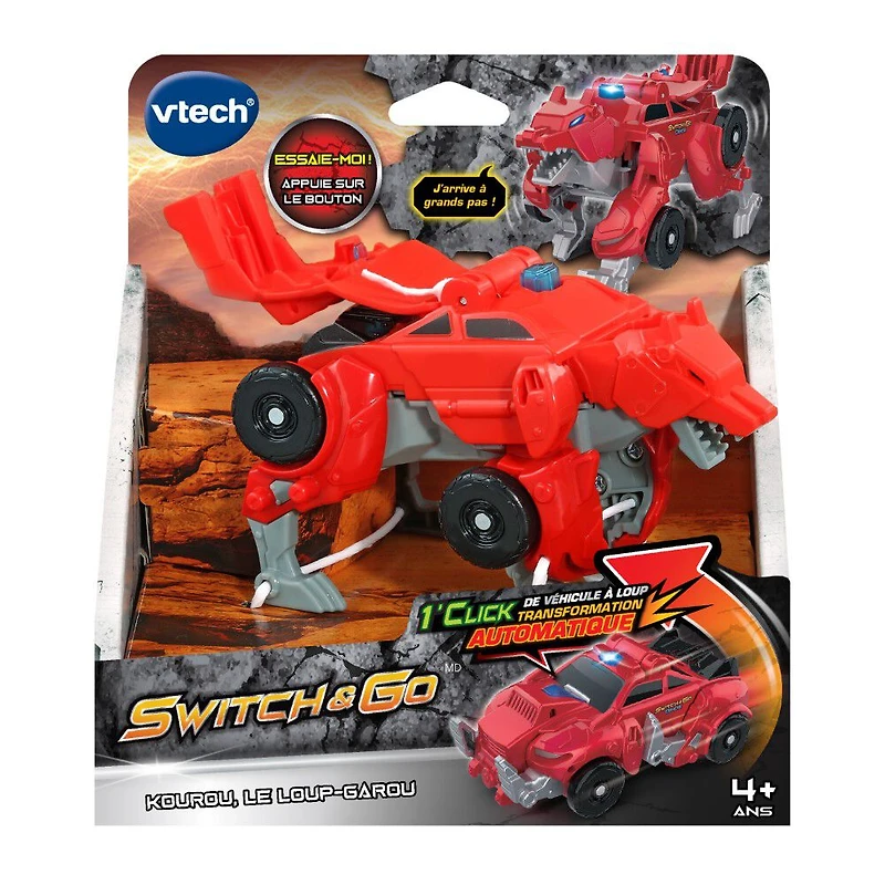 VTech Switch and Go Wolf Fire Chief - French Edition