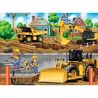Caterpillar Right Fit Construction Trucks 60 Piece Kids Puzzle