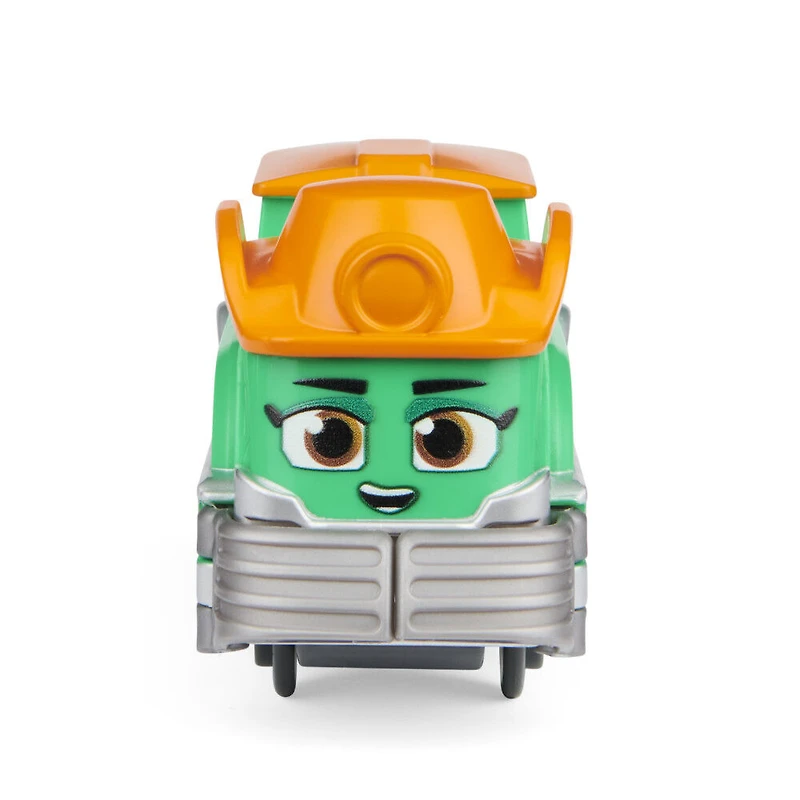 Mighty Express, Petit train Push and Go Fizz la fermière avec wagon de cargaison, jouets pour enfants à partir de 3 ans