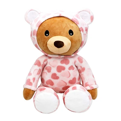 Jesse & Lulu Lounge Sleepover Bear: Pink Heart