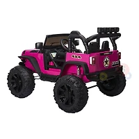 KidsVip 24V Kids EVA Big Wheels Edition Kids Ride On Truck w/Remote Control