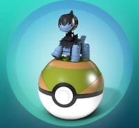 Mega Pokemon Deino Construction Set with character figures (25 Pieces)