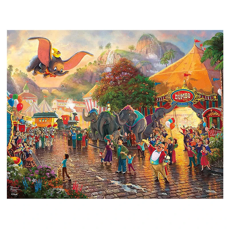 Ceaco Thomas Kinkade: Disney 4 en 1 puzzle multipack