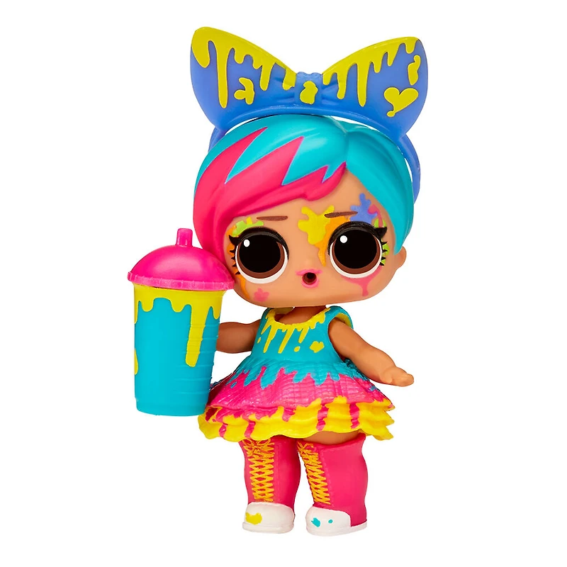 Ensemble de jeu Chariot artistique LOL Surprise OMG House of Surprises avec poupée de collection, Splatters