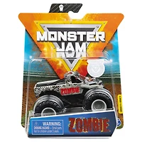 Monster Jam, Monster truck Zombie officiel, véhicule en métal moulé, série Over Cast