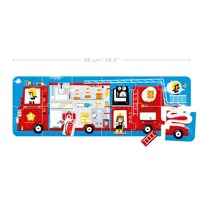 Make-A-Match Fire Truck Puzzle