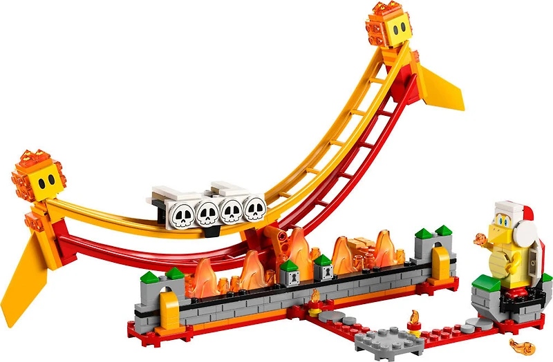 LEGO Super Mario Ensemble d'extension Le manège de la vague de lave 71416; Ensemble de jeu de construction (218 pièces)