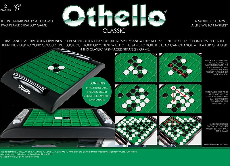 Othello - The Classic Board Game of Strategy