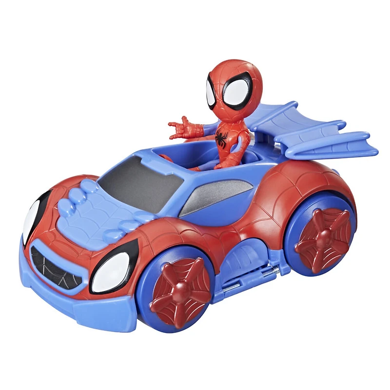 Marvel Spidey and His Amazing Friends Change 'N Go Web-Crawler And Spidey Action Figure