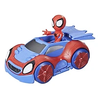 Marvel Spidey and His Amazing Friends Change 'N Go Web-Crawler And Spidey Action Figure
