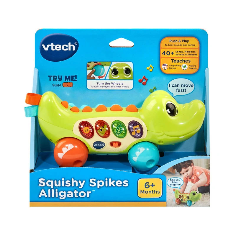 VTech Squishy Spikes Alligator - English Edition