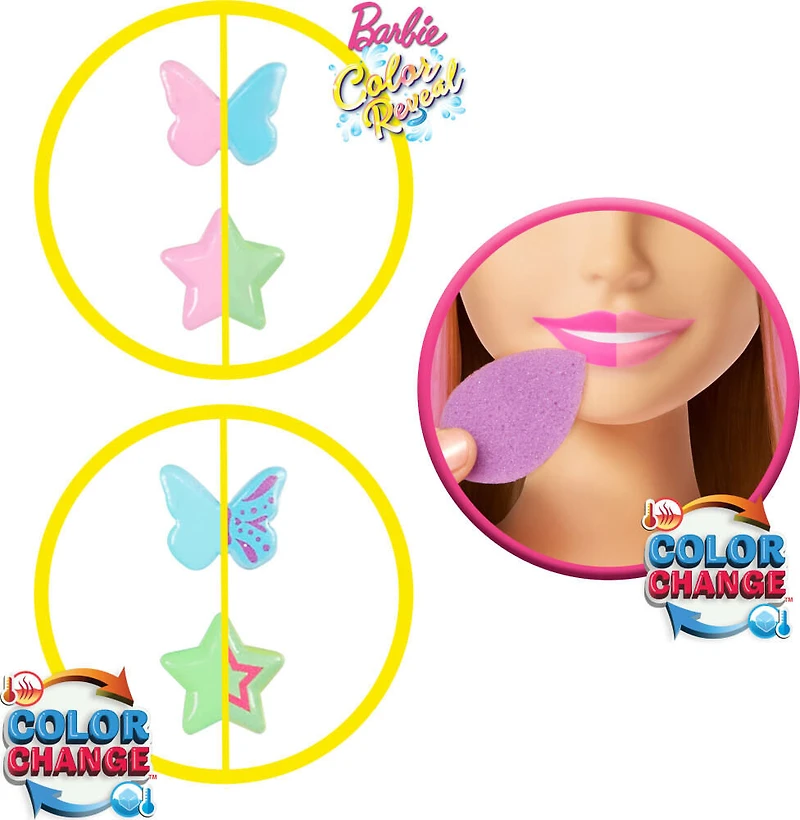 Barbie Tête à coiffer, cheveux blonds, 20+ accessoires