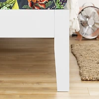 Vito Base de lit Simple Blanc solide