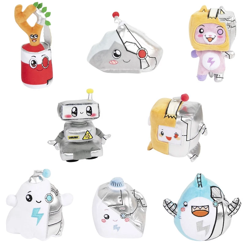 Mini peluche mystère LankyBox − Édition Cyborg