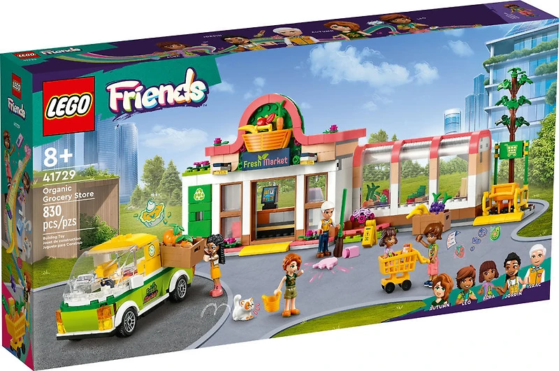 LEGO Friends L'épicerie biologique 41729 Ensemble de jeu de construction (830 pièces)