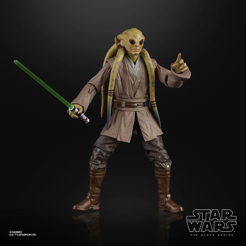 Star Wars The Black Series Kit Fisto Toy 6-inch Scale Star Wars: The Clone Wars Collectible Action Figure