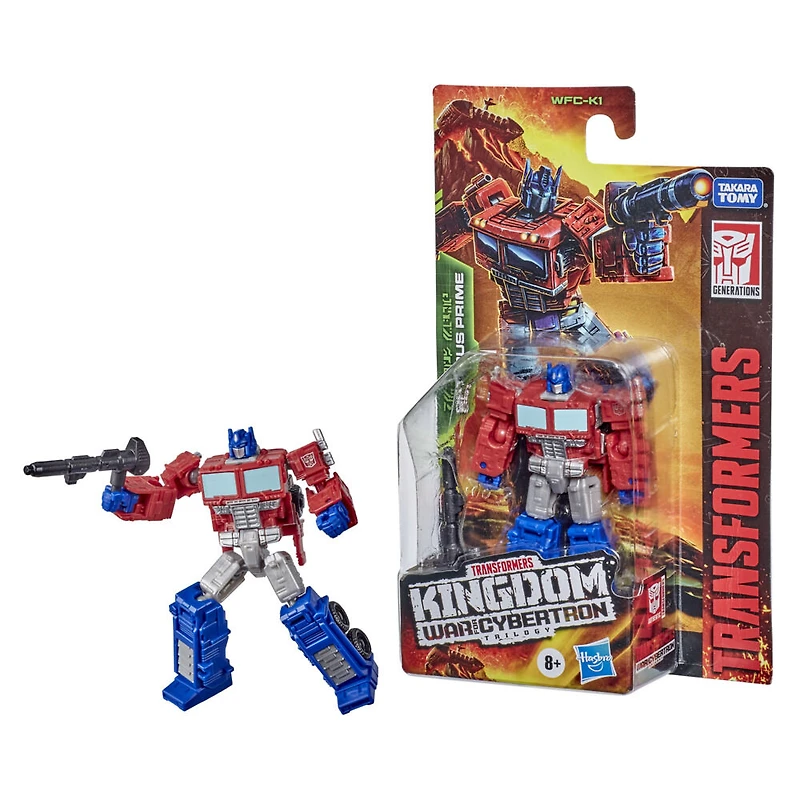 Transformers Generations War for Cybertron : Kingdom, figurine WFC-K1 Optimus Prime classe Origine