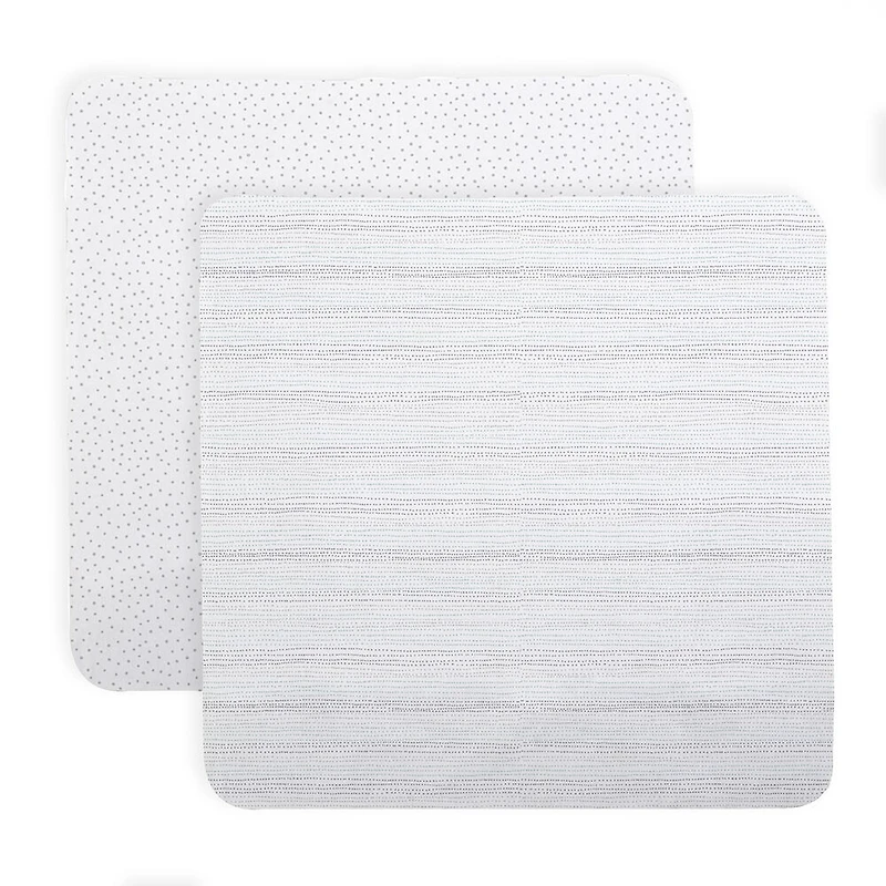 Baby's First by Nemcor 8 Piece Nursery Crib Bedding Set, Moon and Stars