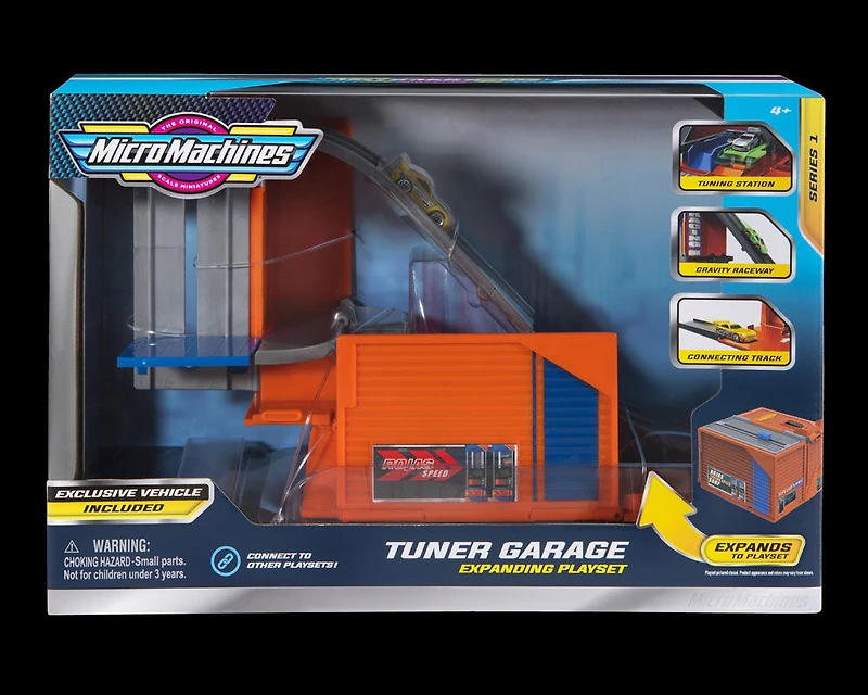 Micro Machines - Ensemble de jeu transformateur - Garage pour autos