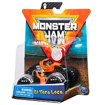 Monster Jam, Monster truck authentique El Toro Loco en métal moulé à l'échelle 1:64